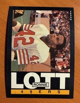 1985 Topps Base Set #156 Ronnie Lott