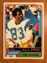1981 Topps Base Set #190 John Jefferson