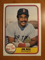 1981 Fleer Base Set #222 Jim Rice