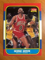 1986 Fleer Base Set #36 George Gervin