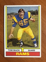 1974 Topps Base Set #126 Tom Mack