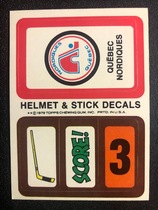 1979 Topps Team Inserts #16 Quebec Nordiques