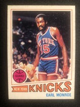 1977 Topps Base Set (White Stock Back) #6 Earl Monroe