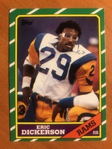 1986 Topps Base Set #78 Eric Dickerson