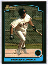 2003 Bowman Gold #257 Branden Florence