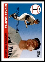 2006 Topps Mantle Home Run History Series 1 #MHR1 Mickey Mantle