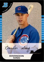 2005 Bowman Base Set #304 Brandon Sing