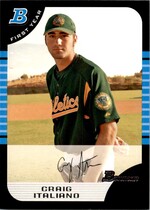 2005 Bowman Draft #BDP72 Craig Italiano