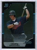 2005 Bowman Chrome Draft #BDP75 Henry Sanchez