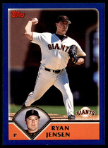 2003 Topps Series 2 #491 Ryan Jensen