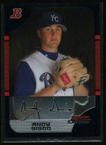 2005 Bowman Chrome Draft #BDP7 Andy Sisco