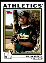 2004 Topps Base Set Series 1 #314 Marcus Mcbeth