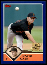 2003 Topps Traded #T223 David Cash