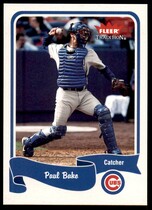 2004 Fleer Tradition #401 Paul Bako