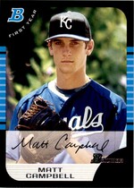 2005 Bowman Base Set #177 Matt Campbell