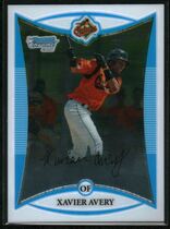 2008 Bowman Chrome Draft Prospects #BDPP24 Xavier Avery