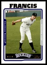 2005 Topps Base Set Series 2 #578 Jeff Francis