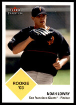 2003 Fleer Tradition Update #U297 Noah Lowry