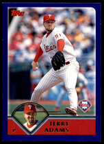 2003 Topps Base Set #86 Terry Adams