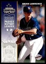2003 Donruss Champions #214 Brian Lawrence