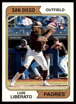 2023 Topps Heritage #168 Luis Liberato