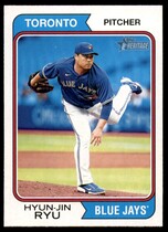 2023 Topps Heritage #105 Hyun-Jin Ryu