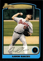 2003 Bowman Base Set #284 Aaron Rakers