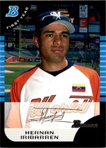 2005 Bowman Draft #BDP143 Hernan Iribarren