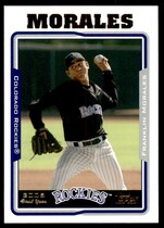 2005 Topps Update #UH306 Franklin Morales