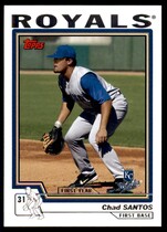 2004 Topps Traded #T203 Chad Santos