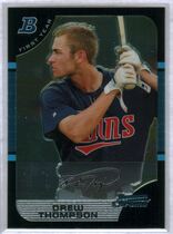 2005 Bowman Chrome Draft #BDP97 Drew Thompson