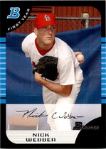 2005 Bowman Draft #BDP38 Nick Webber