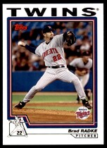 2004 Topps Base Set Series 1 #32 Brad Radke
