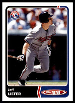 2003 Topps Total #340 Jeff Liefer