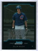 2004 Bowman Chrome Draft #BDP72 Olin Wick