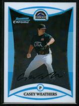 2008 Bowman Chrome Draft Prospects #BDPP100 Casey Weathers