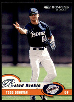 2003 Donruss Base Set #51 Todd Donovan