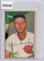 1952 Bowman Base Set #222 Homer Howell