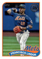 2024 Topps 1989 Topps #89B-22 Francisco Lindor