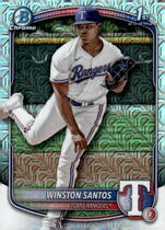 2025 Bowman Chrome Mega Box Prospects (Mojo Refractor) #BCP-121 Winston Santos