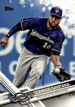 2017 Topps Holiday #HMW87 Domingo Santana