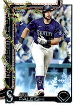 2025 Topps Holiday Christmas #H54 Cal Raleigh