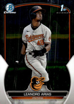 2023 Bowman Chrome Prospects #BCP-84 Leandro Arias