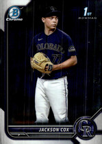 2022 Bowman Chrome Draft #BDC-174 Jackson Cox