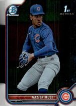 2022 Bowman Chrome Draft #BDC-77 Nazier Mule