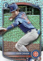 2025 Bowman Chrome Mega Box Prospects (Mojo Refractor) #BCP-207 Juan Cabada