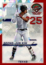 2025 Panini Prospect Edition Red Ice Holo #169 Seong-Jun Kim
