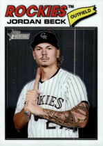 2026 Topps Heritage Chrome #147 Jordan Beck