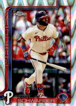 2025 Topps Chrome RayWave Refractor #31 Kyle Schwarber