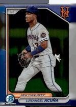 2024 Bowman Chrome Prospects #BCP-40 Luisangel Acuna